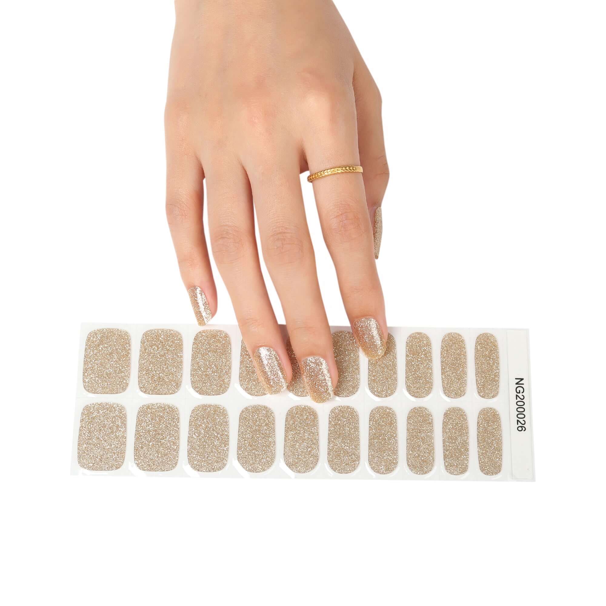 Champagne Glitter Gel - Image 4